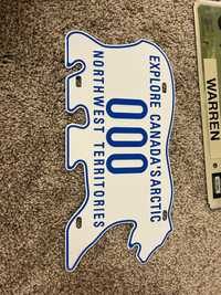 Номер медвідь Канада бустер Northwest Territories Canada license plate
