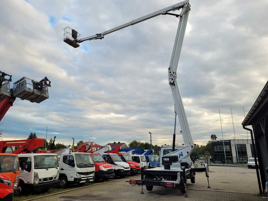 iveco podnośnik koszowy zwyżka przegubowy z jib /cte/zed/23m/multitel