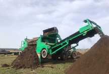 Extec Powerscreen przesiewacz do  ziemi,kruszywa,źwiru z Niemiec.