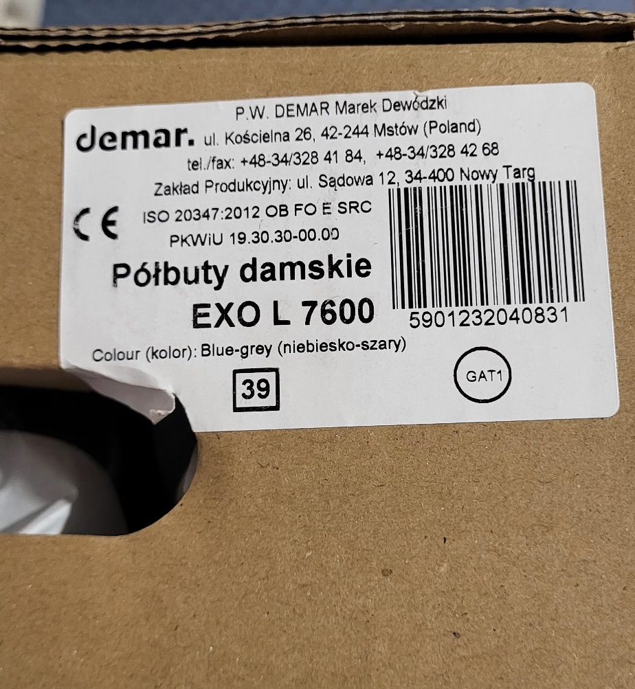Półbuty robocze damskie