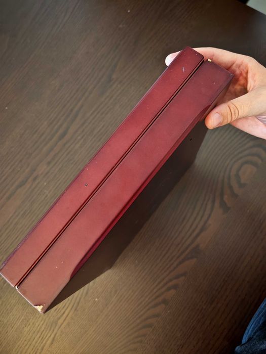 Caixa coleção europa de moedas com divisórias