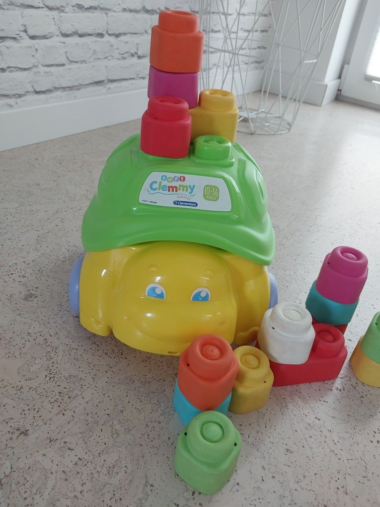 Żółw Clementoni z klockami soft