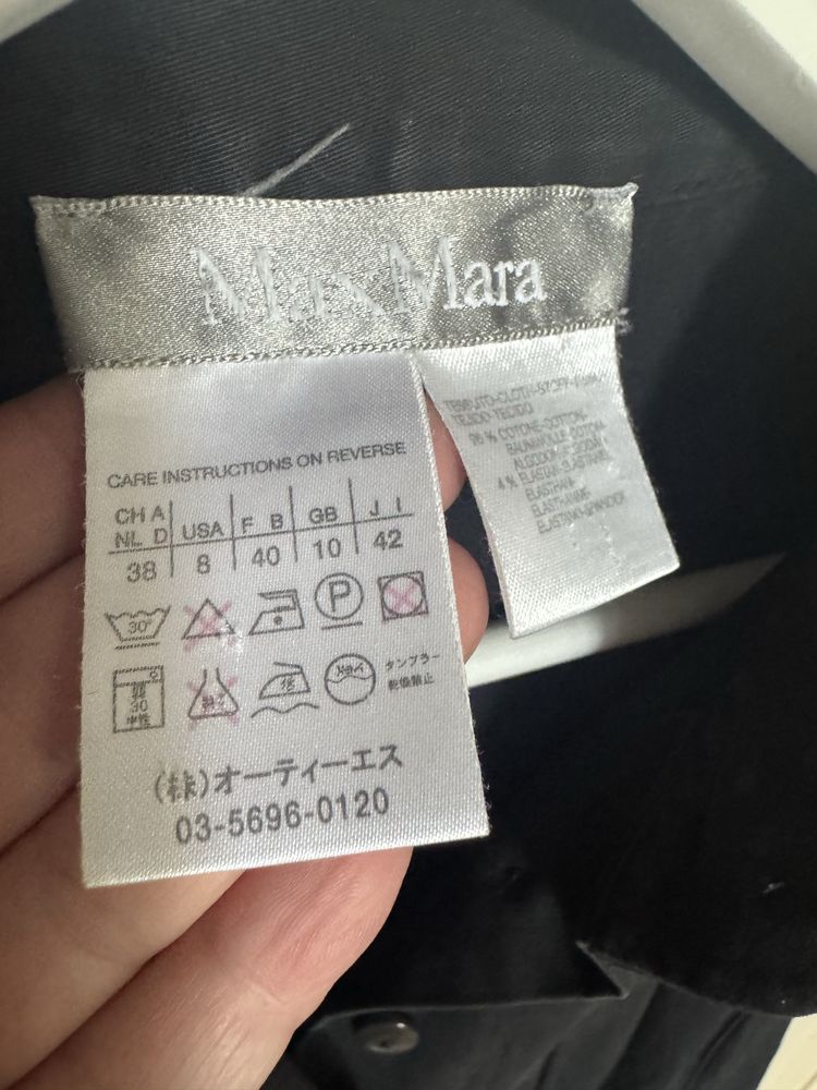 Suknia max mara czarny ala jeans