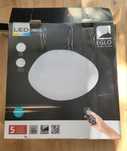 Lampa LED ścienna sufitowa SILERAS-A z pilotem