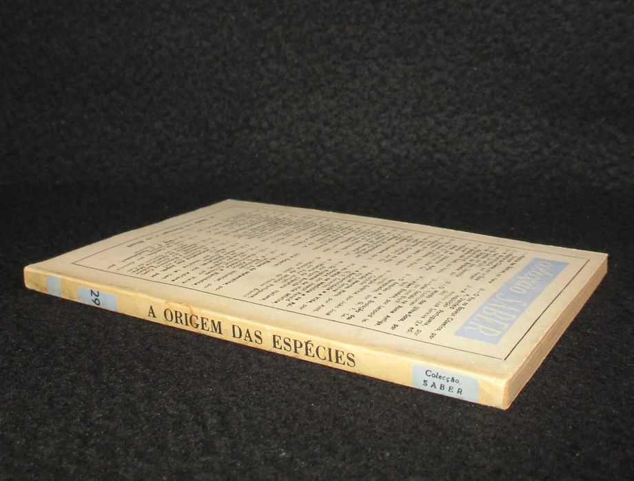 Livro A Origem das Espécies Émile Guyénot Saber