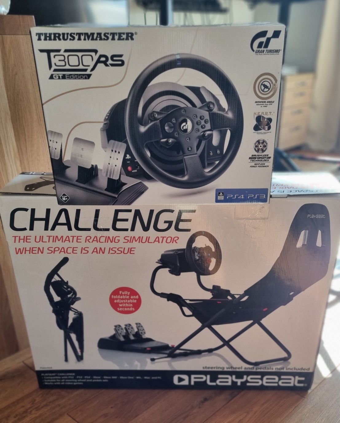 Kierownica THRUSTMASTER T300 RS GT + Playseat Challenge