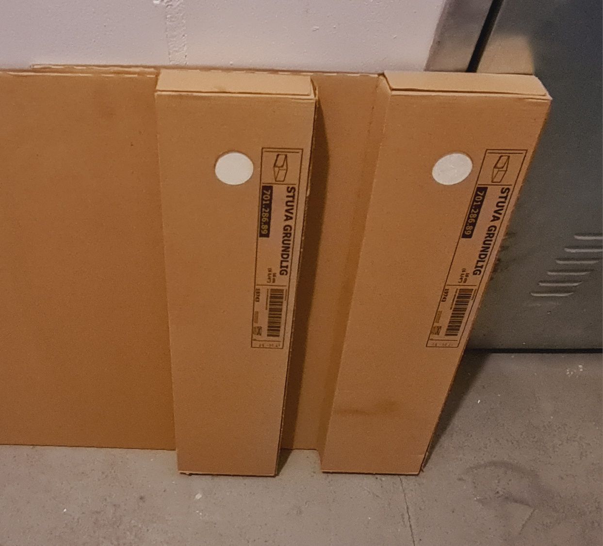 Szafa Ikea Stuva z szufladami 60x 50x128 biała niebieska zielona Nowa