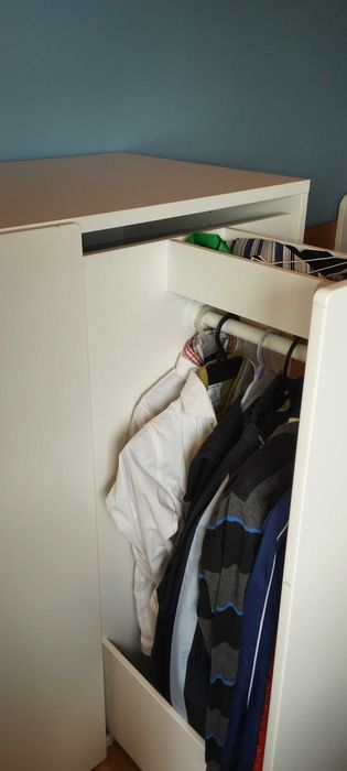 szafa SMÅSTAD Szerokość: 80 cm Głębokość: 57 cm Wysokość: 108 cm