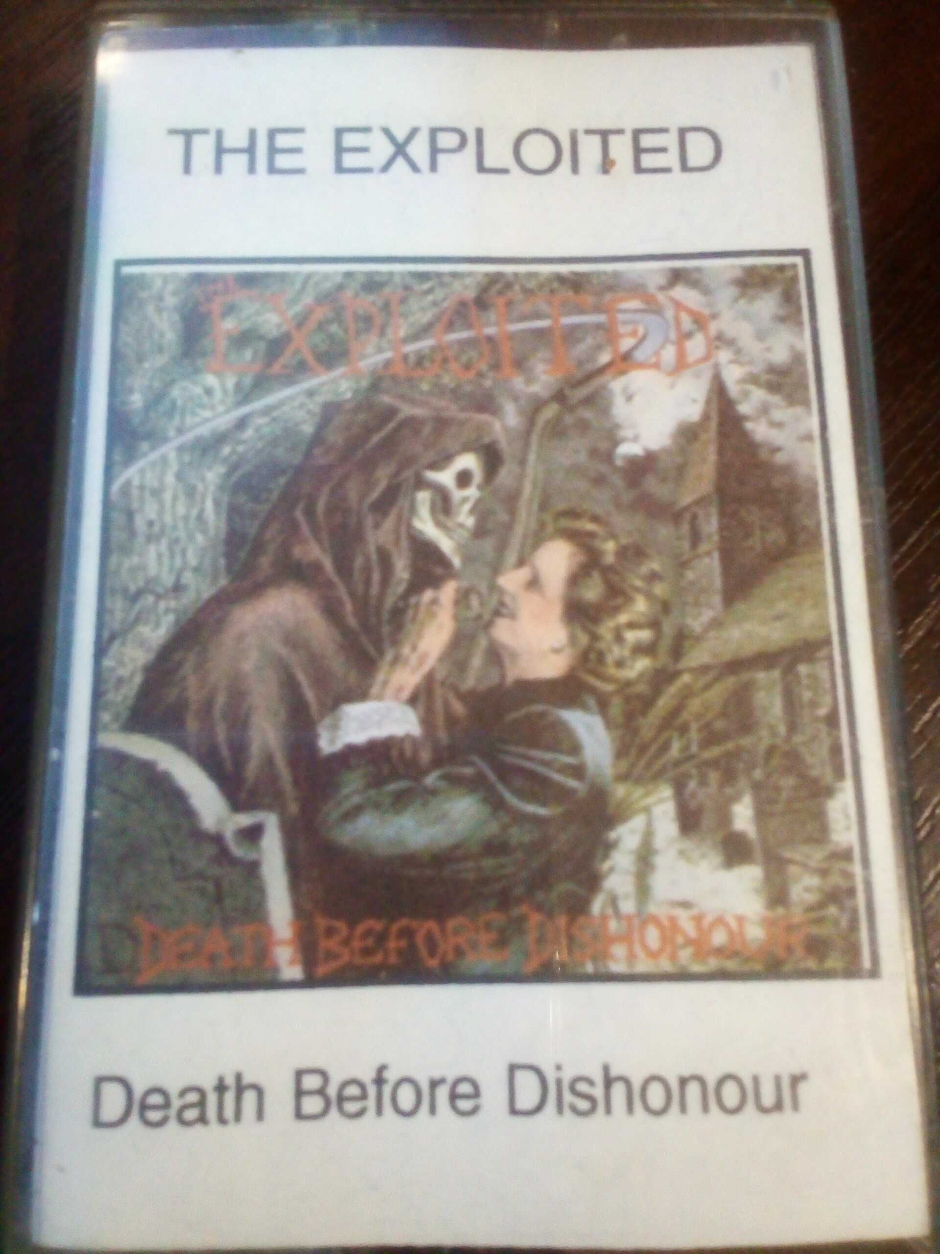 Аудиокассета  Exploited  "Death  Before Dishonour" 1987