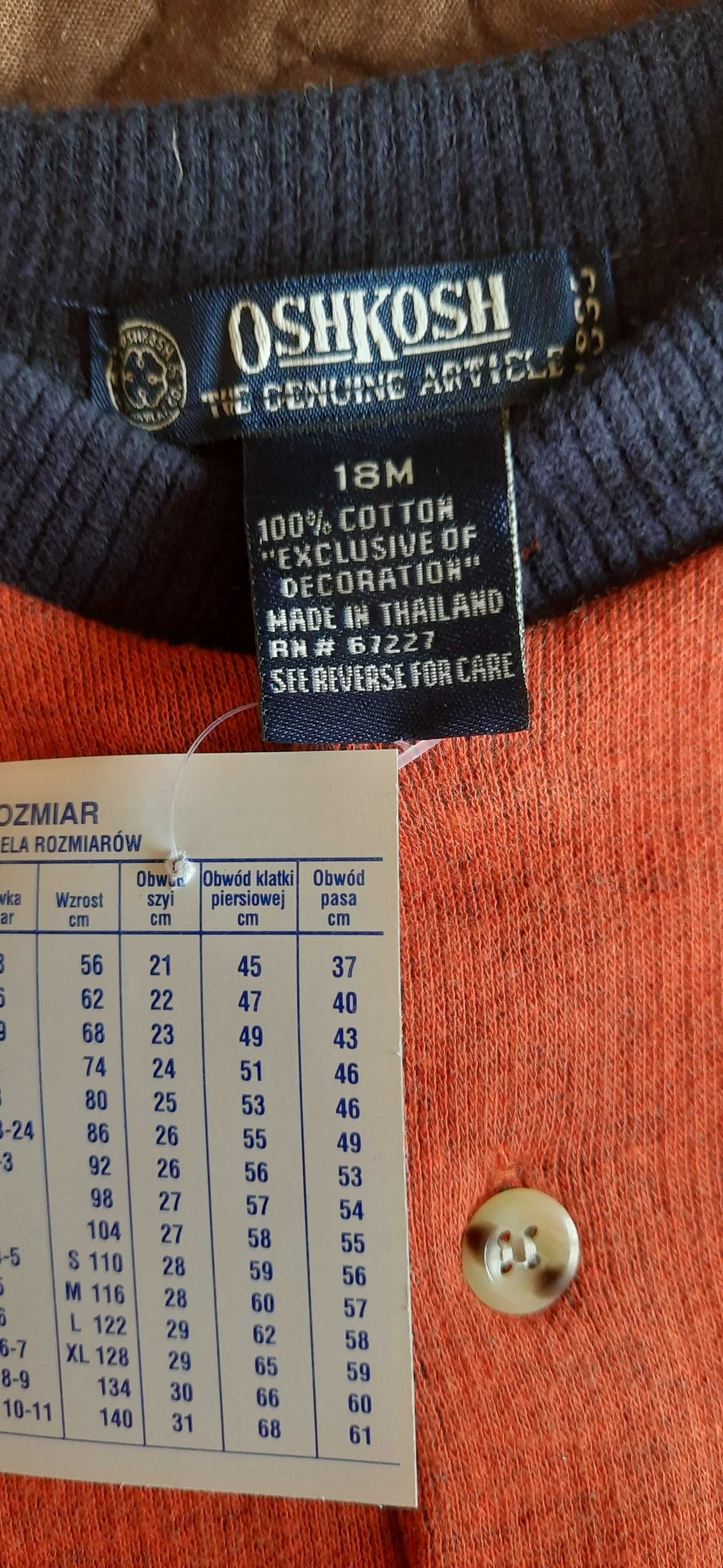 Komplet chłopięcy na 18m (rozm. 80); bluza+ spodnie "jeansowe"