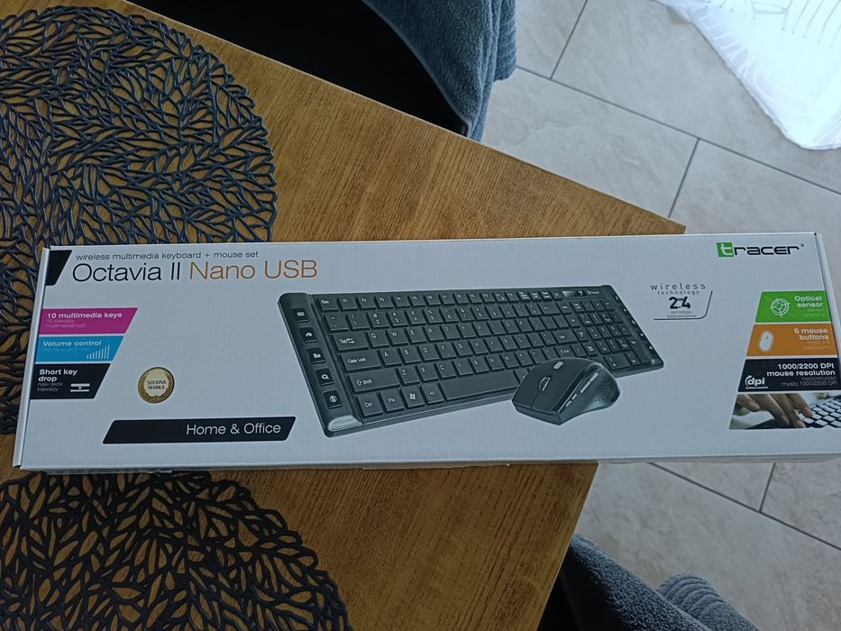 Klawiatura + mysz marki TRACER Oktavia Il Nano USBI