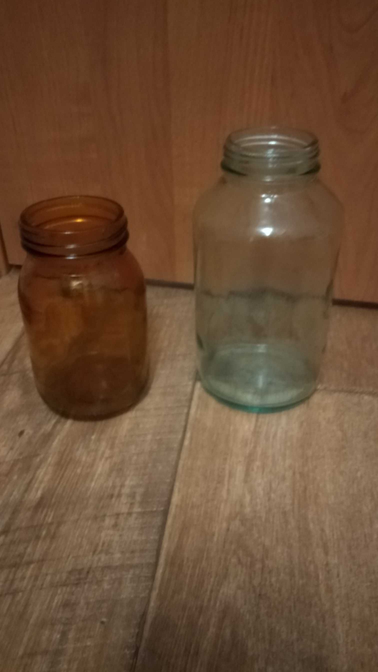 бутылка банка медицинская СССР 1л и 0,5л цветное стекло