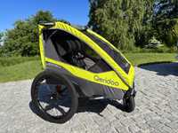 Przyczepka rowerowa Qeridoo Sportrex 2 - Green Lime 2023