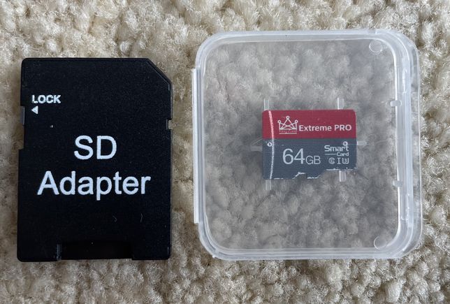 Cartão de memória microSD 64GB classe 10