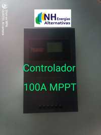 Controlador 100A MPPT verdadeiro de carga solar regulador Pow Mr