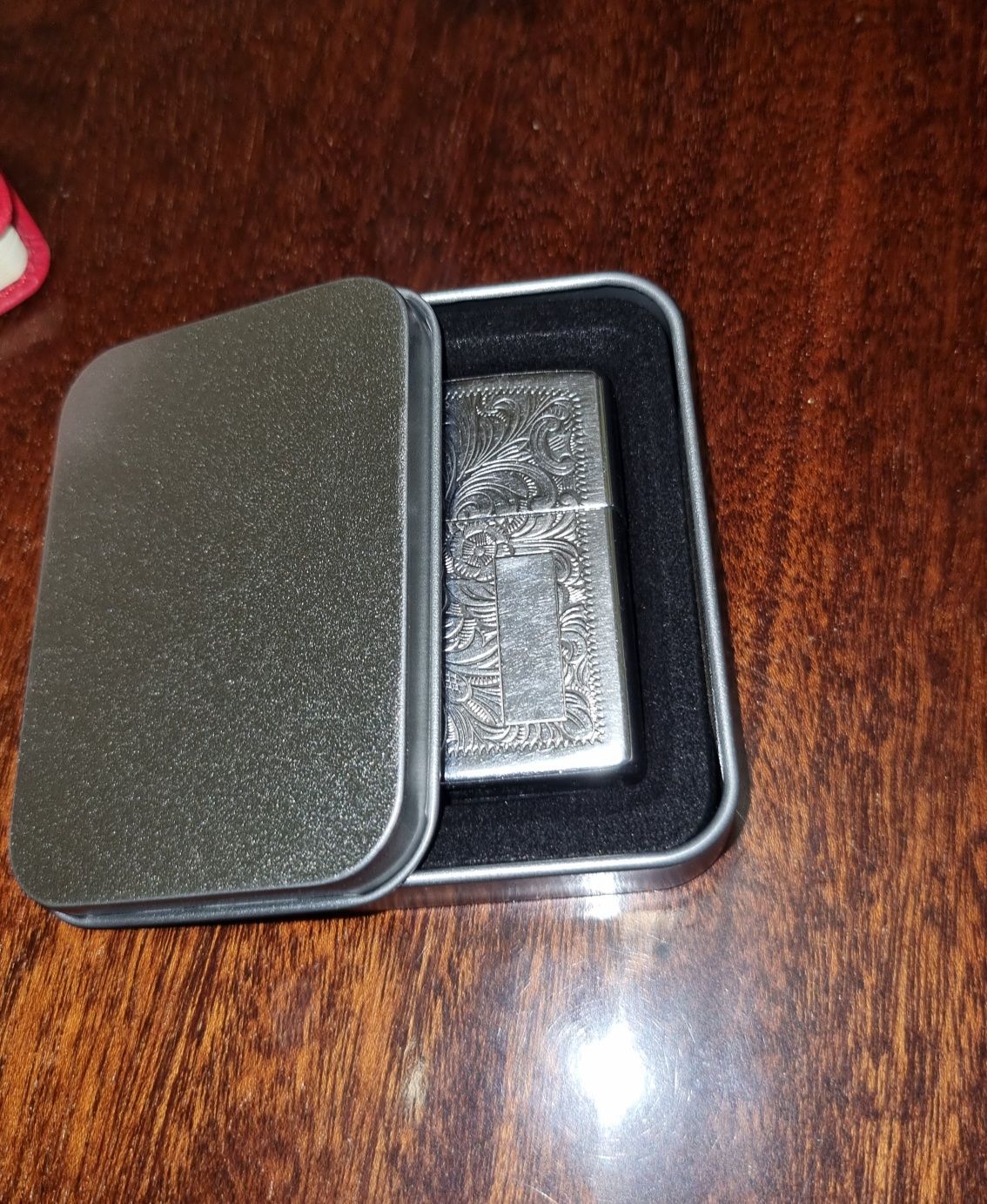 Коробка 4 шт. бокс zippo metal шкатулка футляр чехол кейс