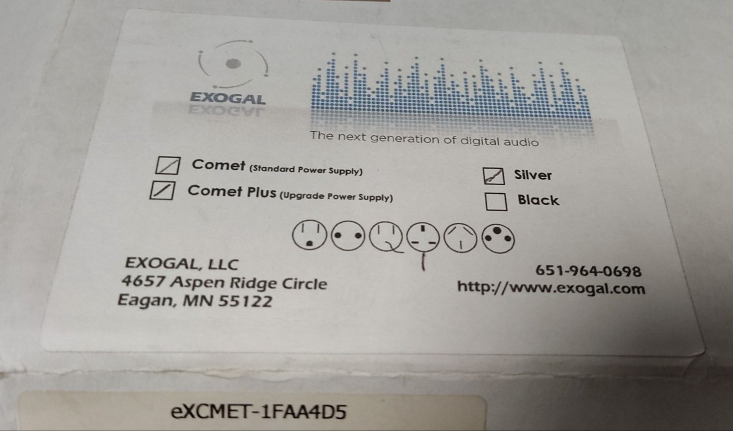 Exogal comet plus dac