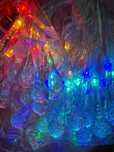 LED Гірлянда на батарейках Кришталеві Краплі