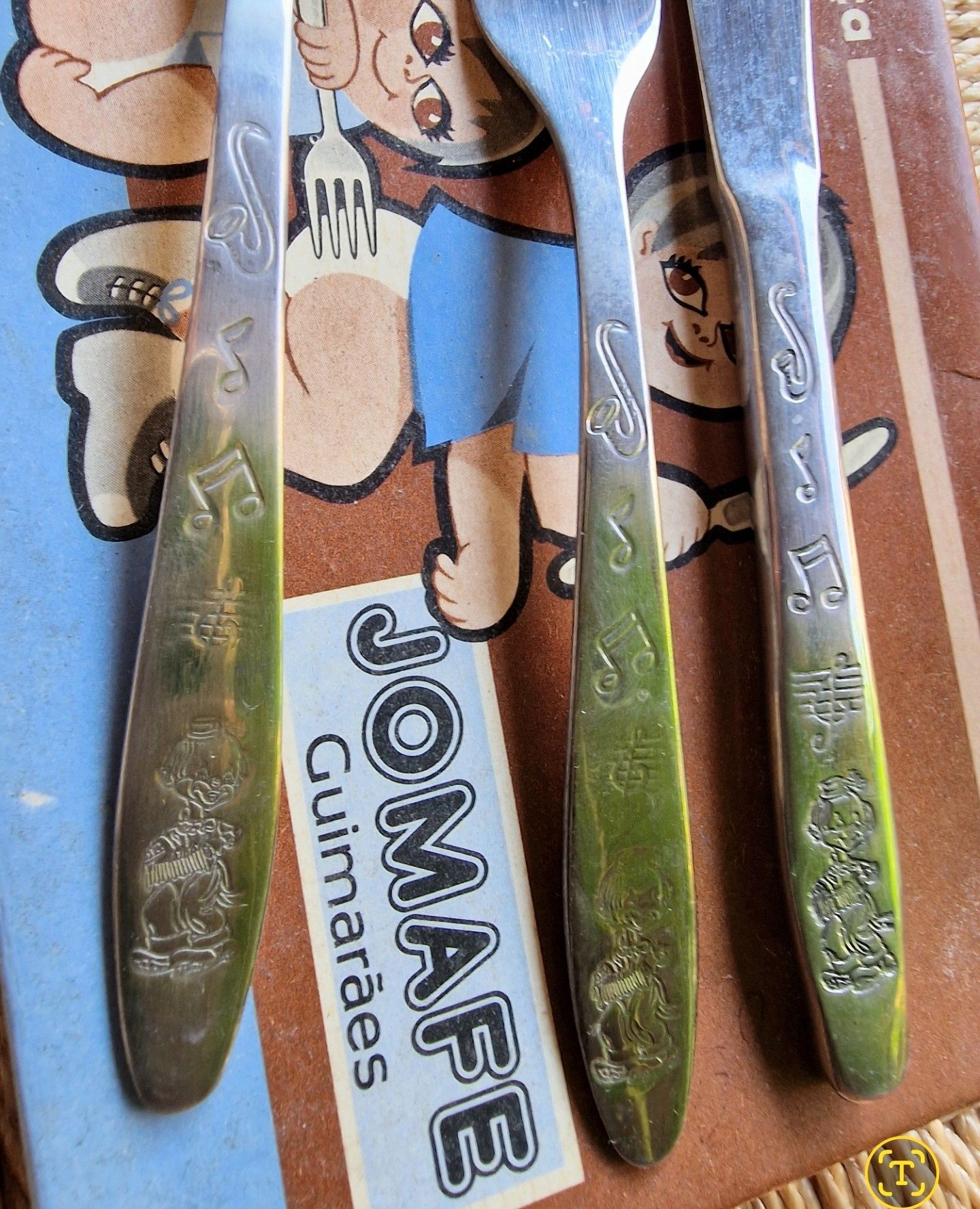 Set de Talheres de Criança da JOMAFE Guimarães Vintage