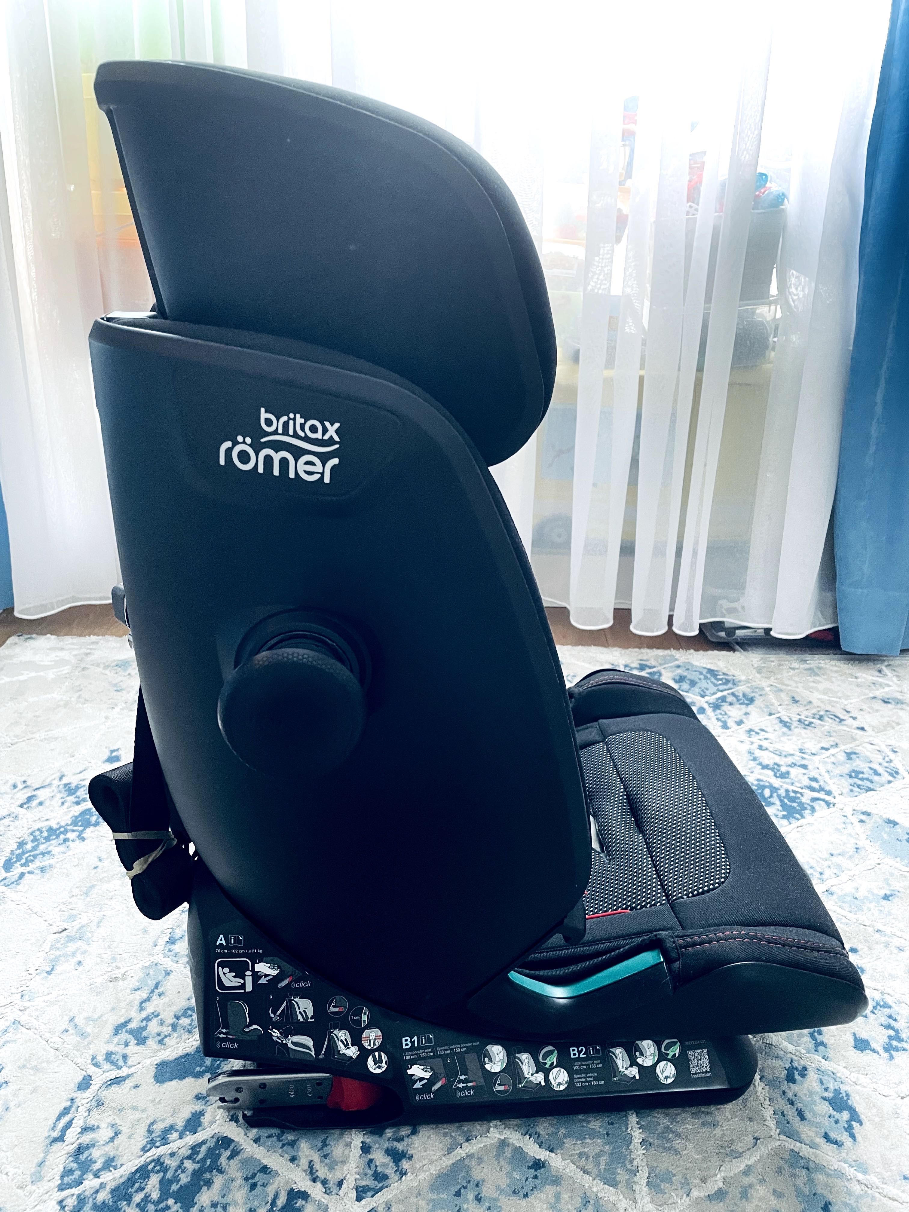 Fotelik samochodowy BritaxRomer Advansafix BR Cool Flow Black 9-36Kg