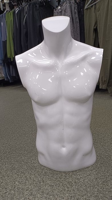 Манекен чоловічий торс акриловий оригінал