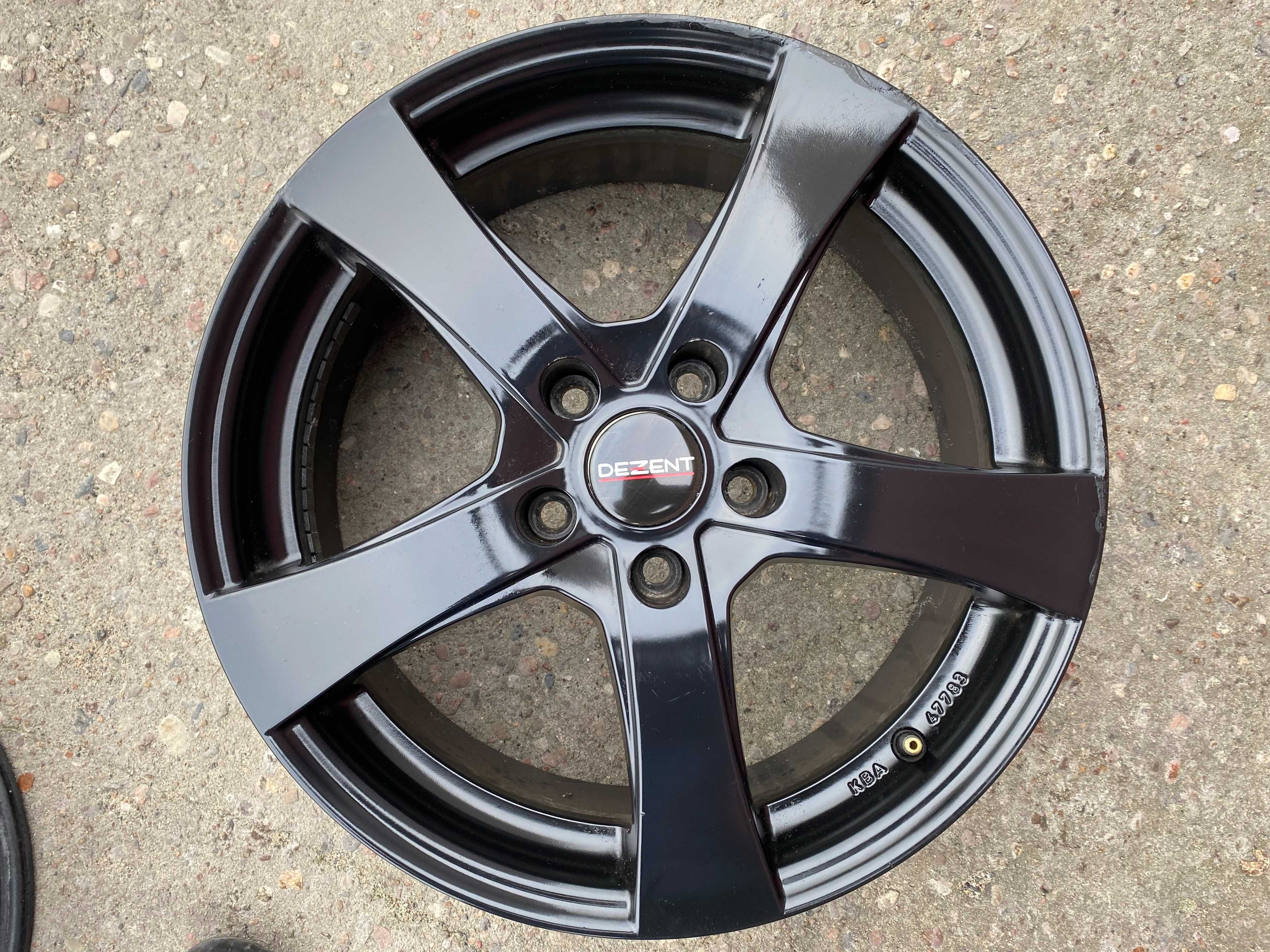 ALUFELGI DEZENT czarne AUDI VW Skoda Seat 7jx17 cali ET45 5x112 !