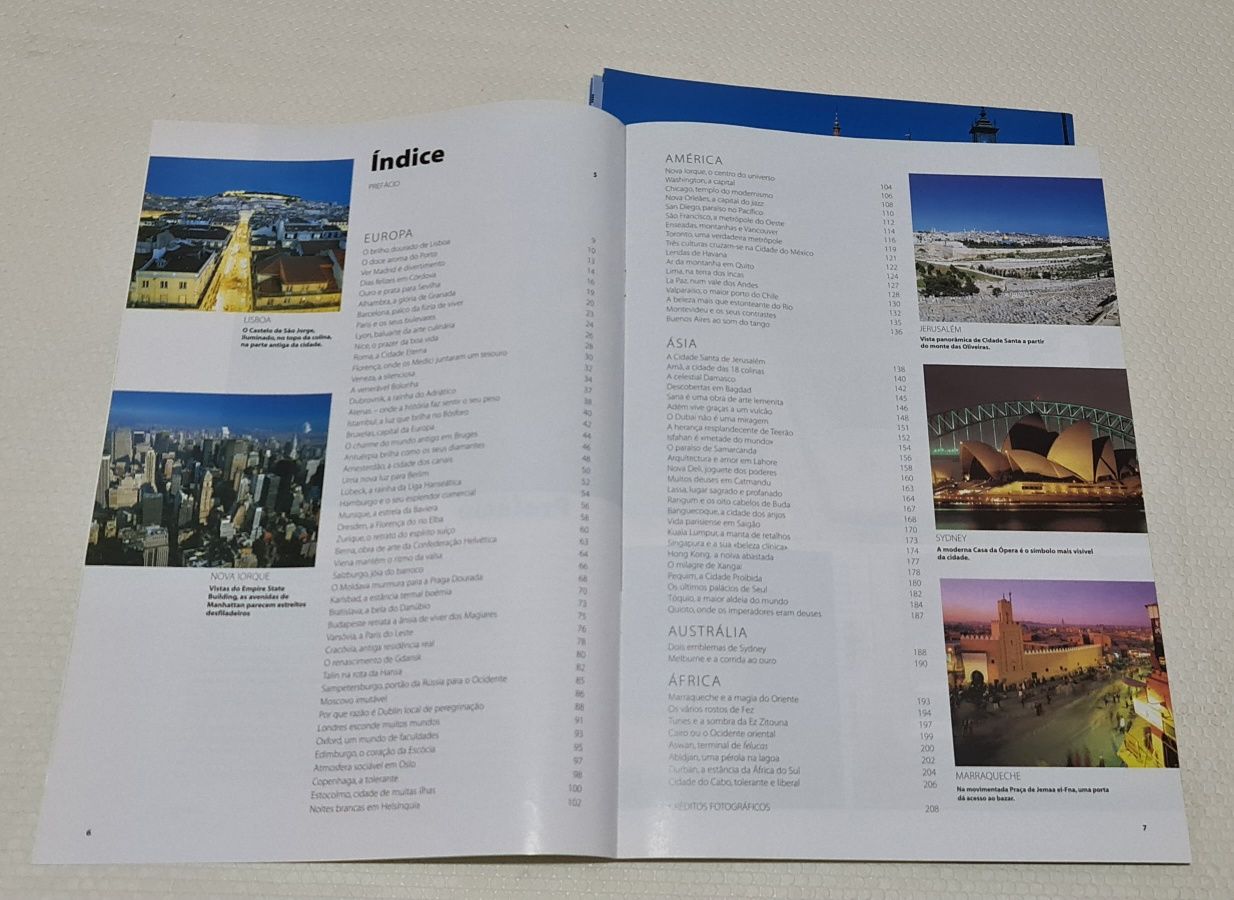 Livro: As 100 Cidades do Mundo.  Novo