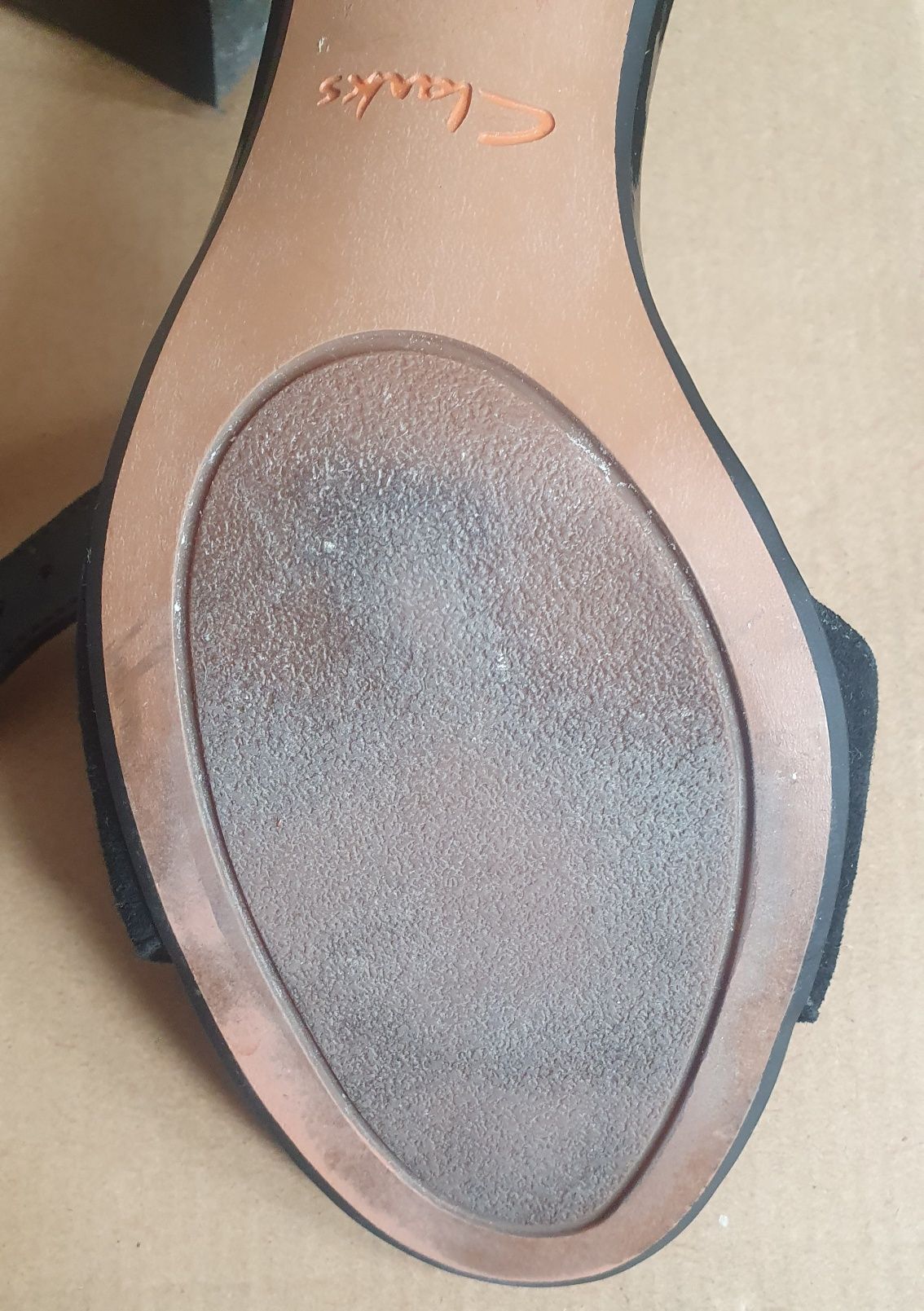 Sandały Clarks czarne