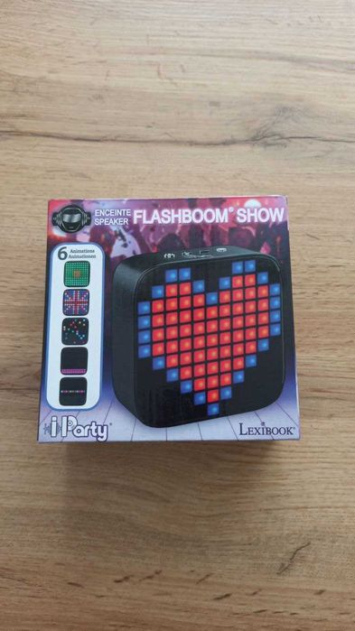 Głośnik BT LED Lexibook iParty Flashboom Show Bluetooth przenośny