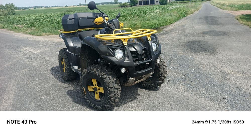 Quad sym 600#naped 4x4#kufer#