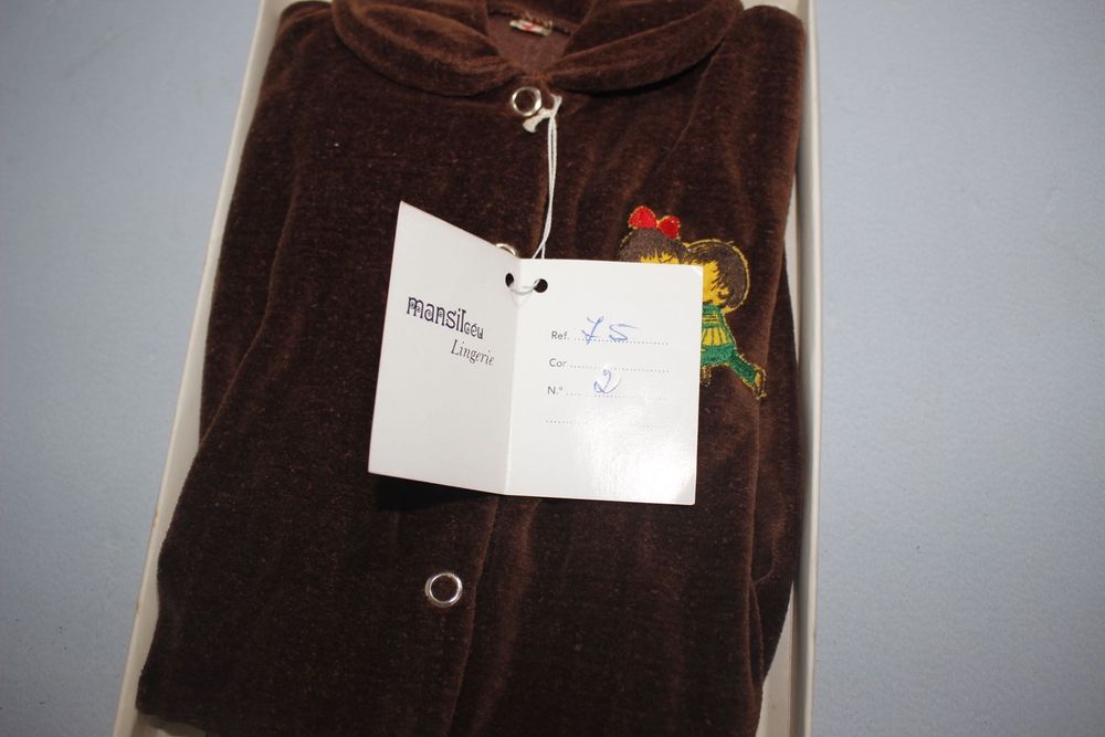 Vintage Babygrow, marca Mansilcéu, TM 2, Fabricado Portugal, Novo