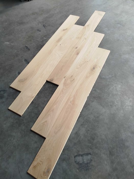 Deska warstwowa SUROWA dąb 15x190x1000/2000mm. fazowana klasa Rustik