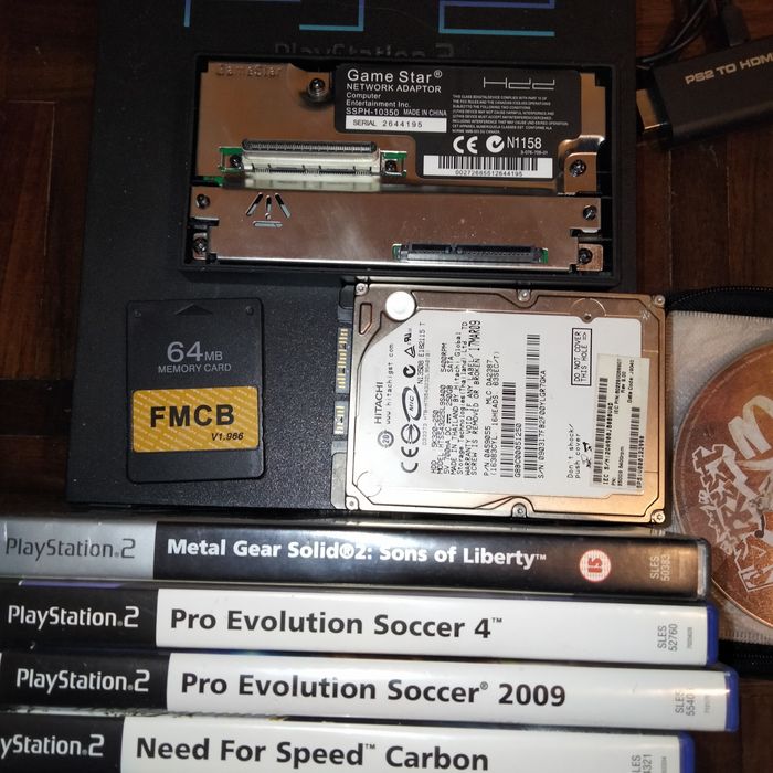 PlayStation 2 FAT (40 jogos) alterada