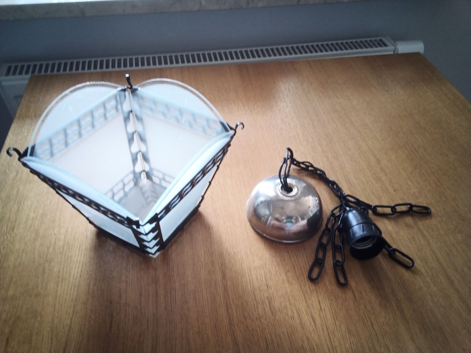 Żyrandol / Lampa wisząca + kinkiet Komplet
