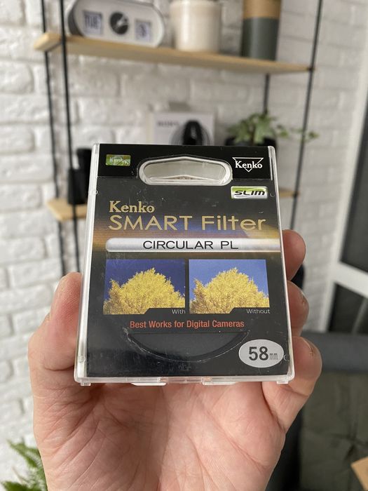 Поляризаційний світлофільтр Kenko 58mm CPL для Canon Nikon Sony