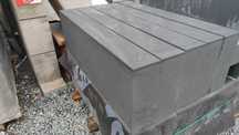 Pompa ciepła filar podstawa 90x30x11 cm palisada stopień schody beton