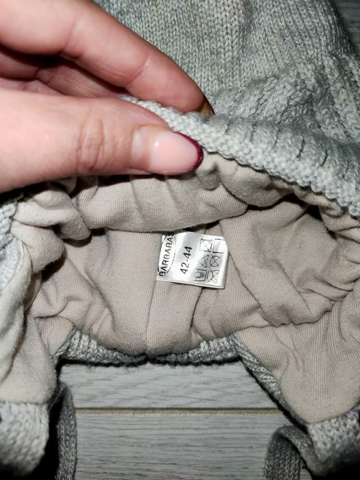 Шапка дитяча на зав'язках зимова