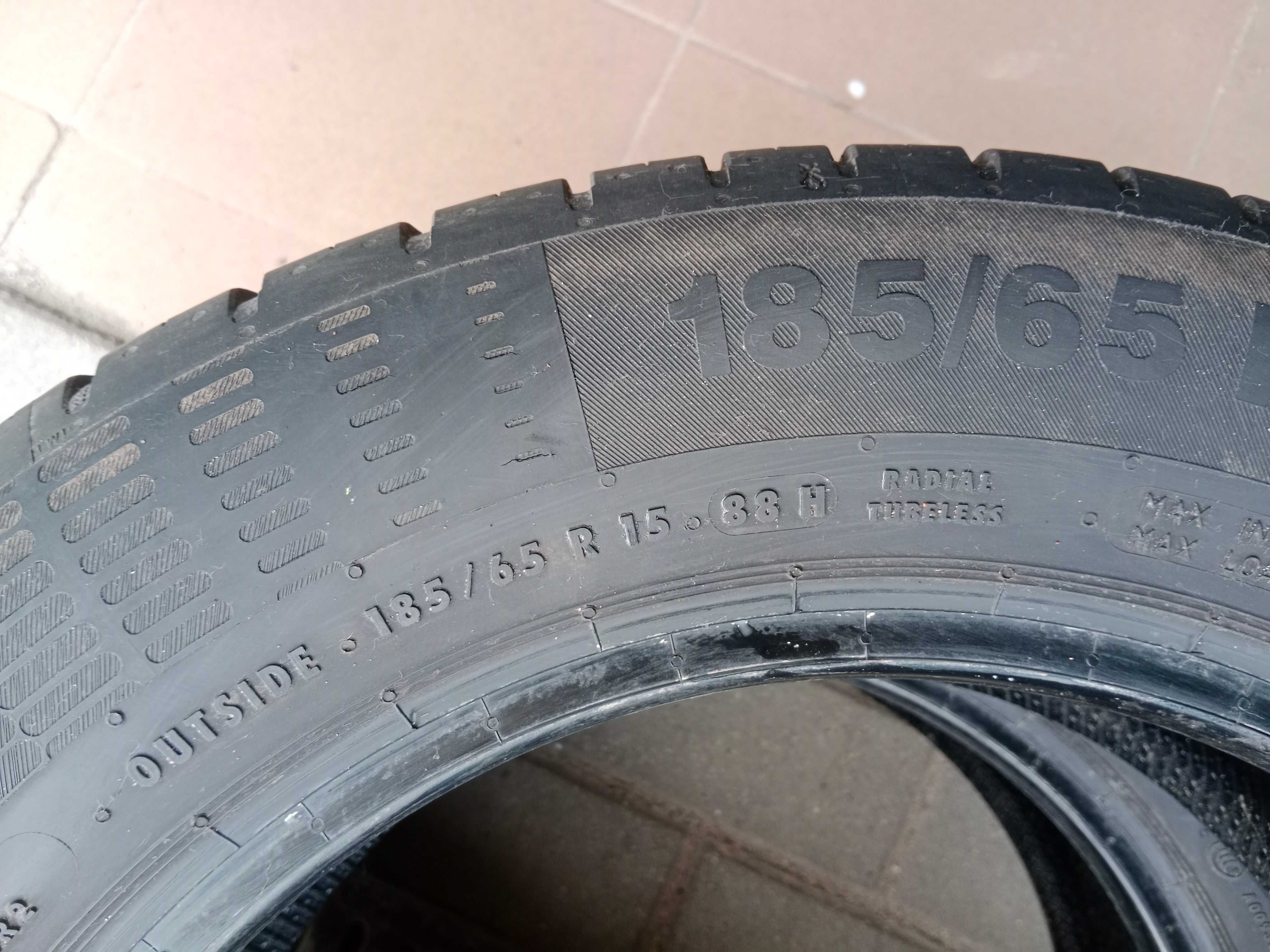 Opony używane 185/65R15 Continental ContiEcoContact 5 1szt.