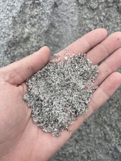 SZARA ZASYPKA GRANITOWA DO KOSTKI 0-2, 2-5 mm Akwarium Fuga Granit