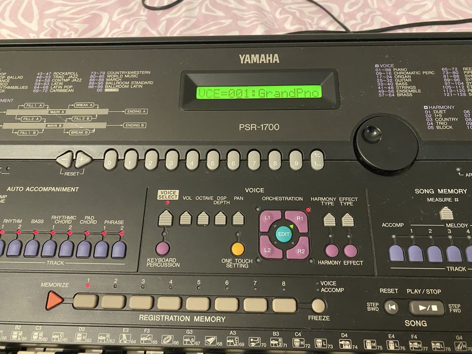 Yamaha psr1700 jedna na olx