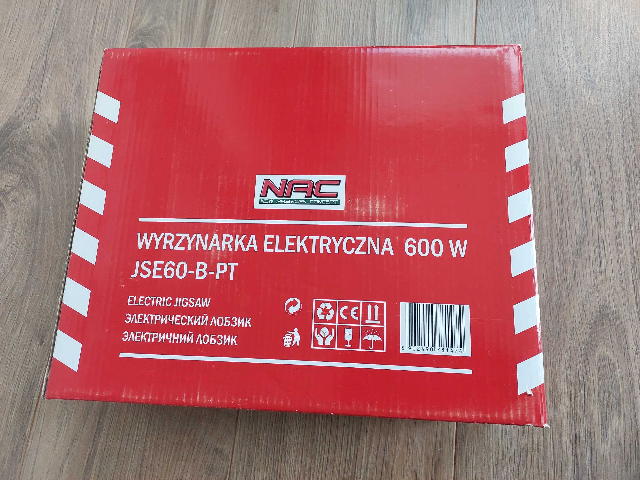 Wyrzynarka elektryczna NAC o mocy 600 W