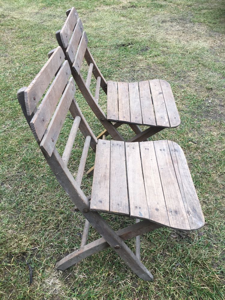 Stare krzesła krzesło drewniane składane