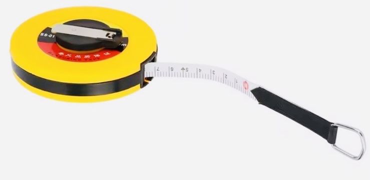 Велика Рулетка будівельна довга 10m15m20m30m мірна стрічка на катушці
