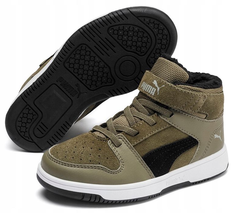 Buty Puma Rebound Layup Fur Ps Ocieplane Zima 28.5