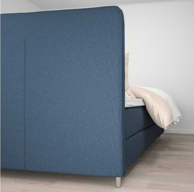 Nowe DUNVIK 200 X 180 cm IKEA 504.653.27 niebieskie pokrycie łóżka