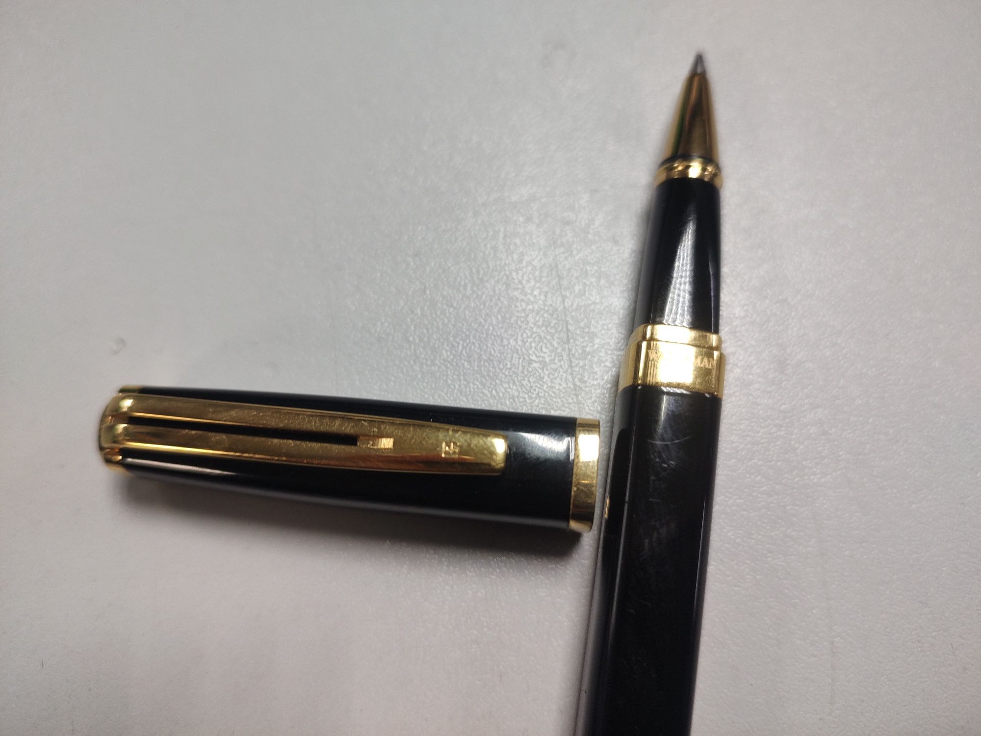 Ручка роллер Waterman EXCEPTION Slim Black GT RB 41 028