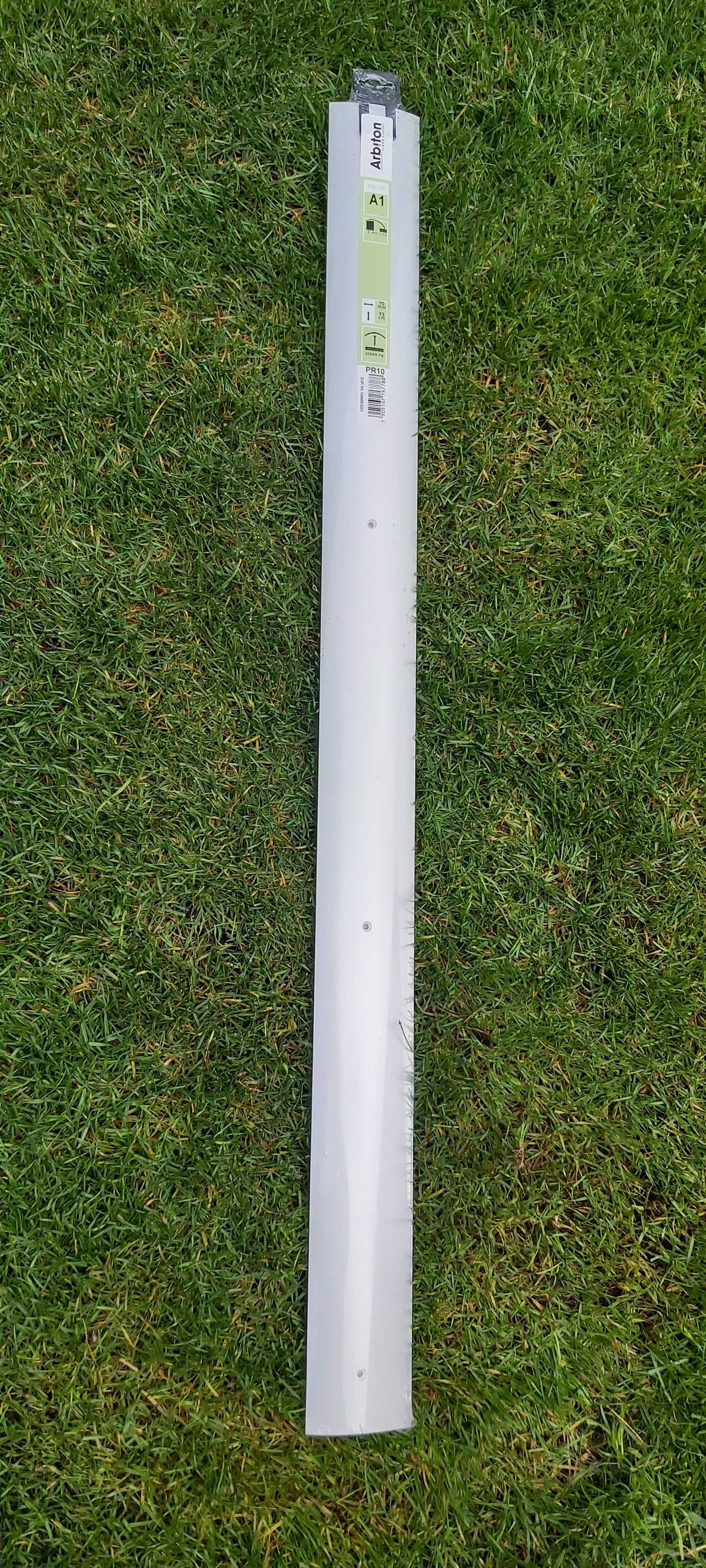 Nowa listwa progowa srebna Arbiton 70 mm(szer.)na 93 mm(dłu.)