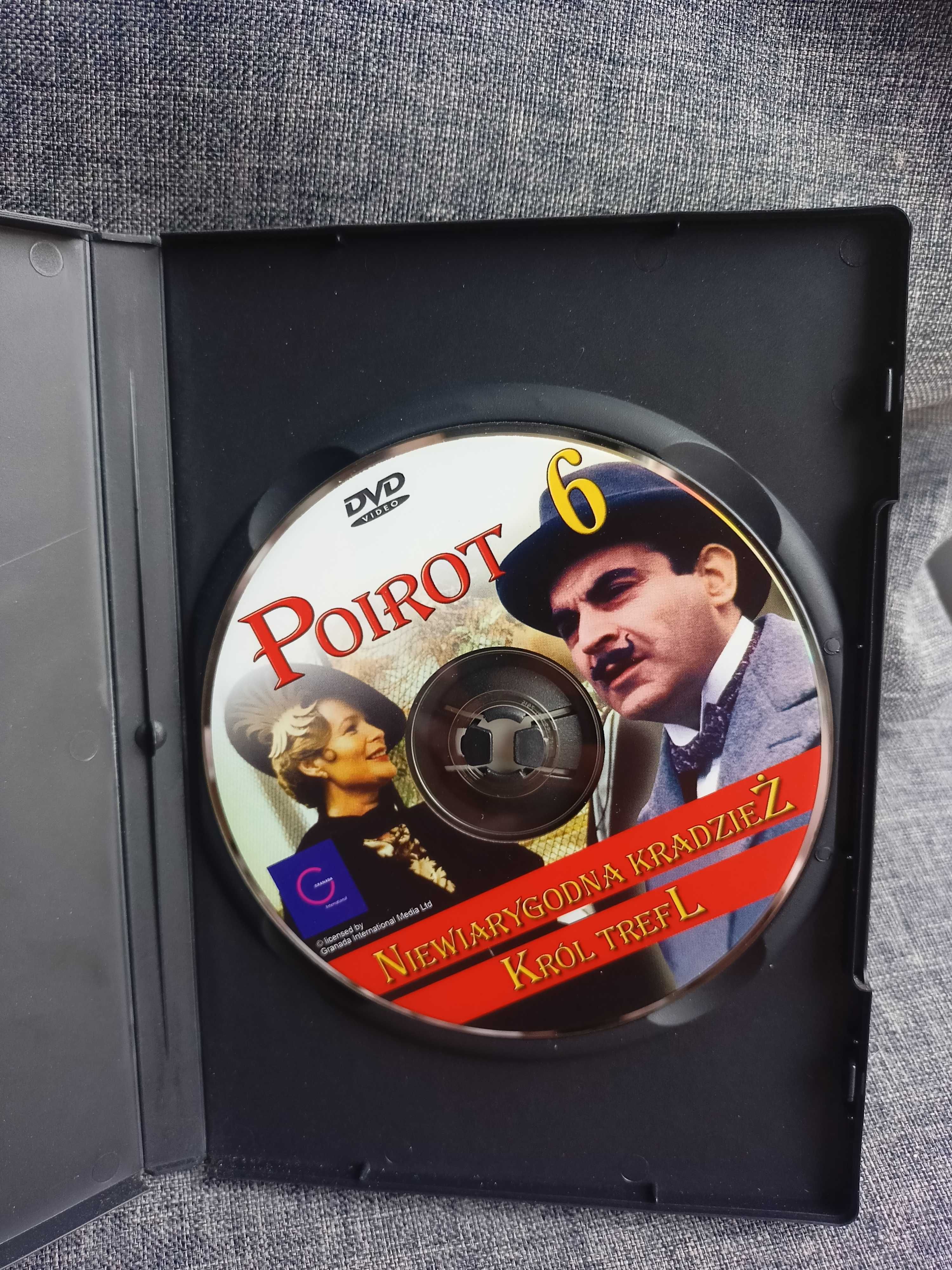 DVD Poirot 6. Niewiarygodna kradzież. Król trefl