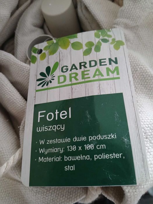 bujak ogrodowy ,  hamak z poduszkami