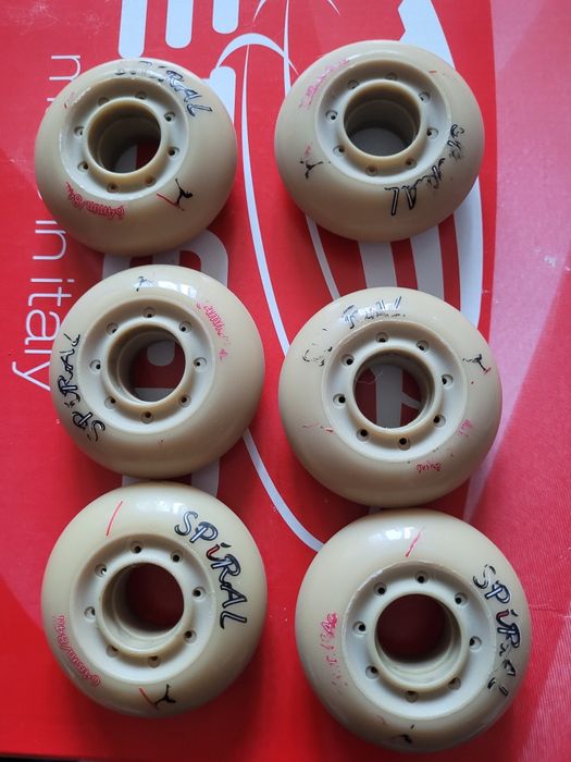 Kółka spiral do rolek figurowych